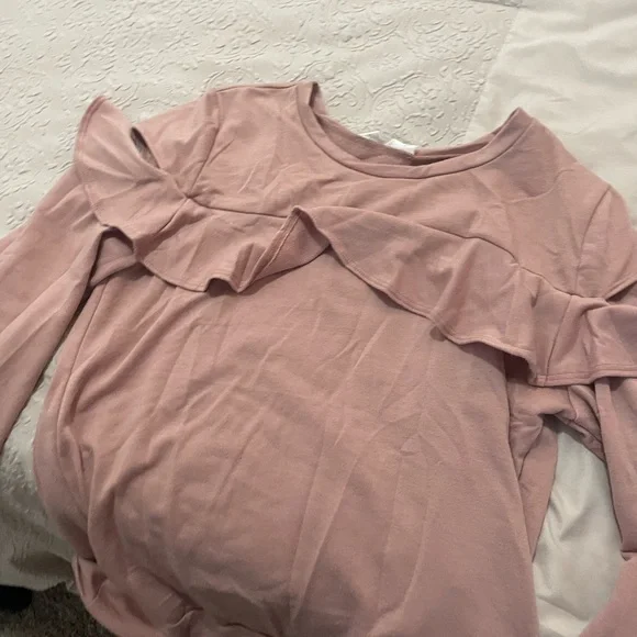 Brigitte Brianna Ruffle Sweatshirt - Picture 3 of 5